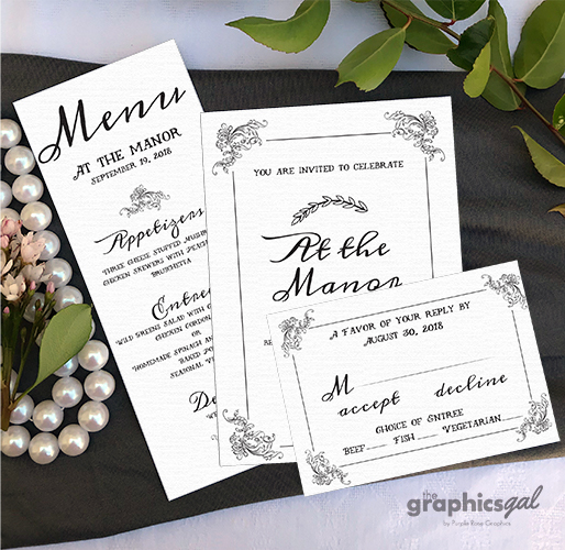 Custom invitations for events